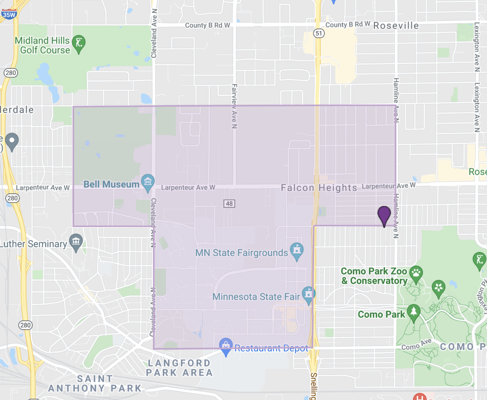 Como Park Falcon Heights Block Nurse Program Service Area Map and Link